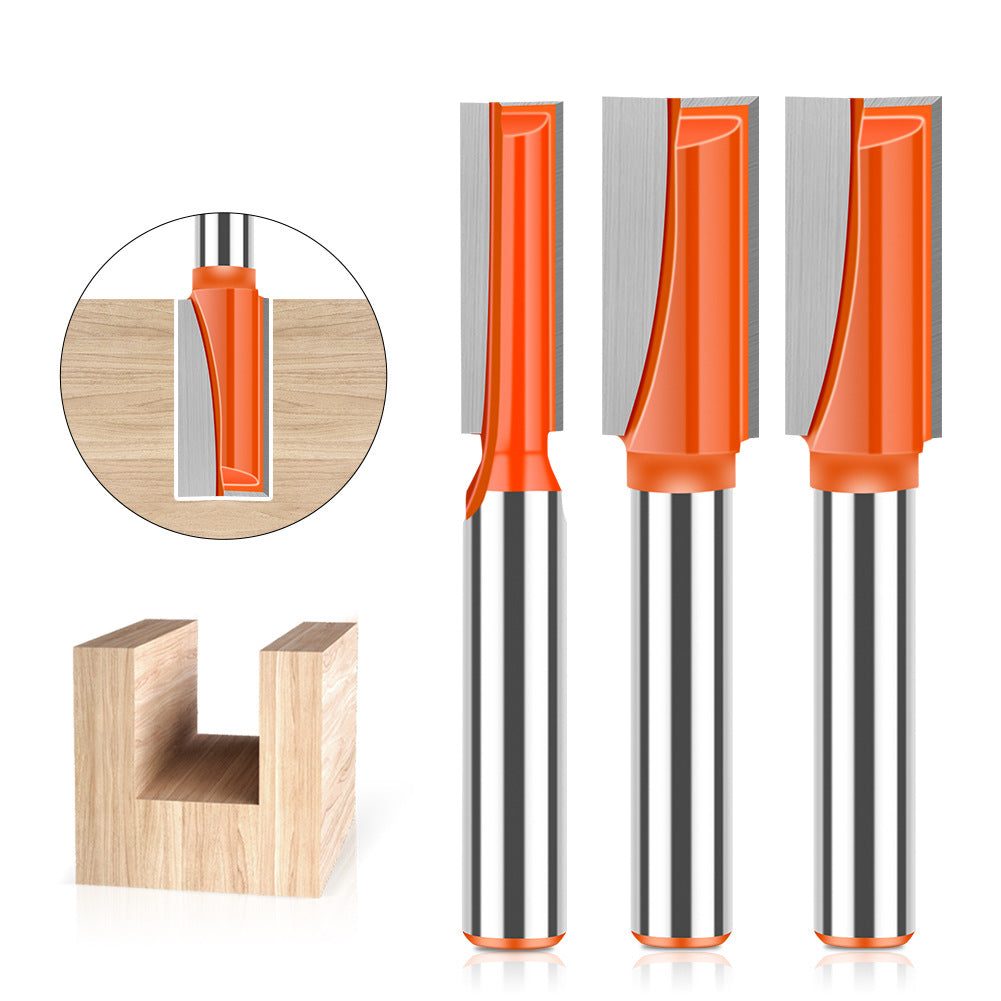 Woodworking bottom cleaning knife slotting knife woodworking milling cutter notch knife trimming machine tool head grooving straight knife