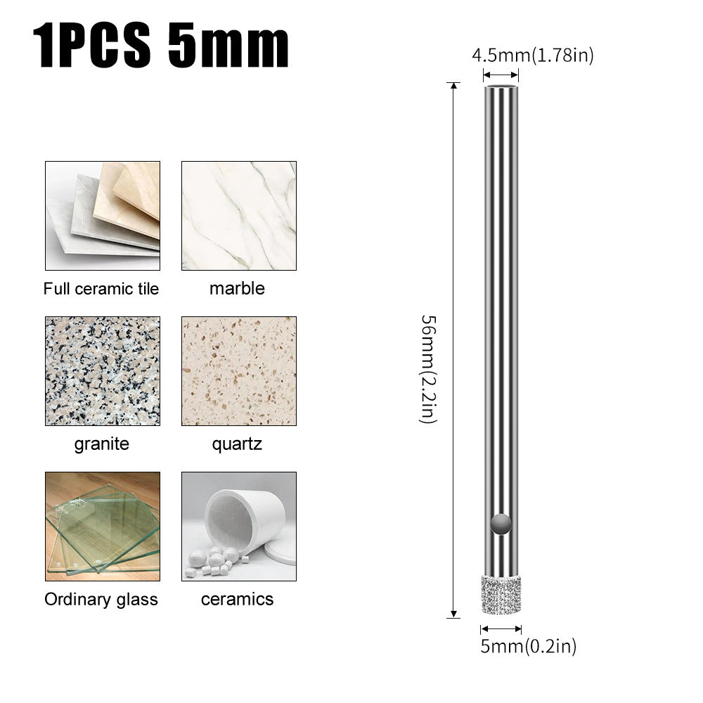 Diamond high-quality integrated steel glass drill bit, tile wall marble hole punch, electroplated drill bit glass opening