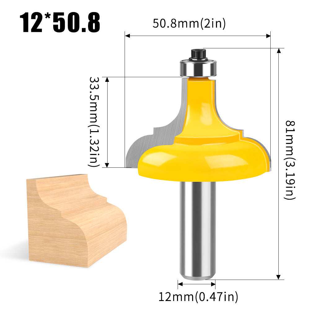 3-Piece photo frame cutter woodworking milling cutter set panel cutter European photo frame line cutter classical line cutter