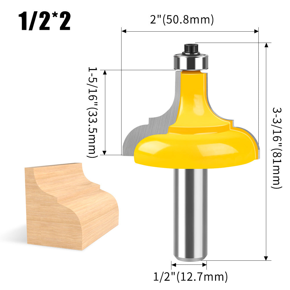 3-Piece photo frame cutter woodworking milling cutter set panel cutter European photo frame line cutter classical line cutter