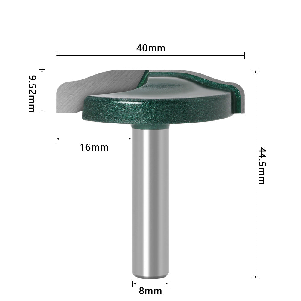 8 handle round nose door plate knife slotting knife thin carving knife, trimming machine knife head, cabinet sliding door knife