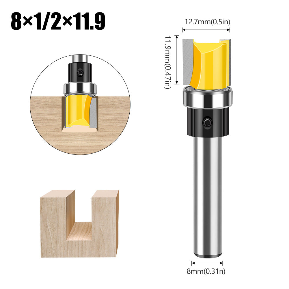8Mm handle imitation trimming knife slotting 12.7 diameter straight edge AliExpress Amazon engraving machine woodworking milling cutter head