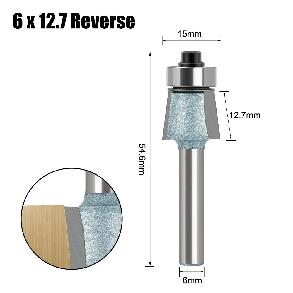 7 degree oblique trimming knife two-blade oblique trimming knife edge banding machine head chamfering knife R angle cutter head