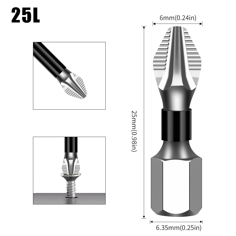 K5 anti-skid batch S2 strong magnetic 5A black anti-skid cross batch, hand drill electric screwdriver high hardness