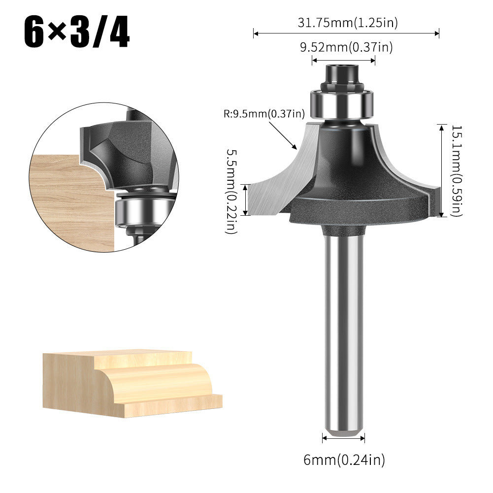 Woodworking Minzai Knife 6 Handles 12 Handles Line Knife Cabinet Door Panel Slotting Edge Trimming Milling Knife Edge Trimming Machine Knife Gong Machine Knife Carving