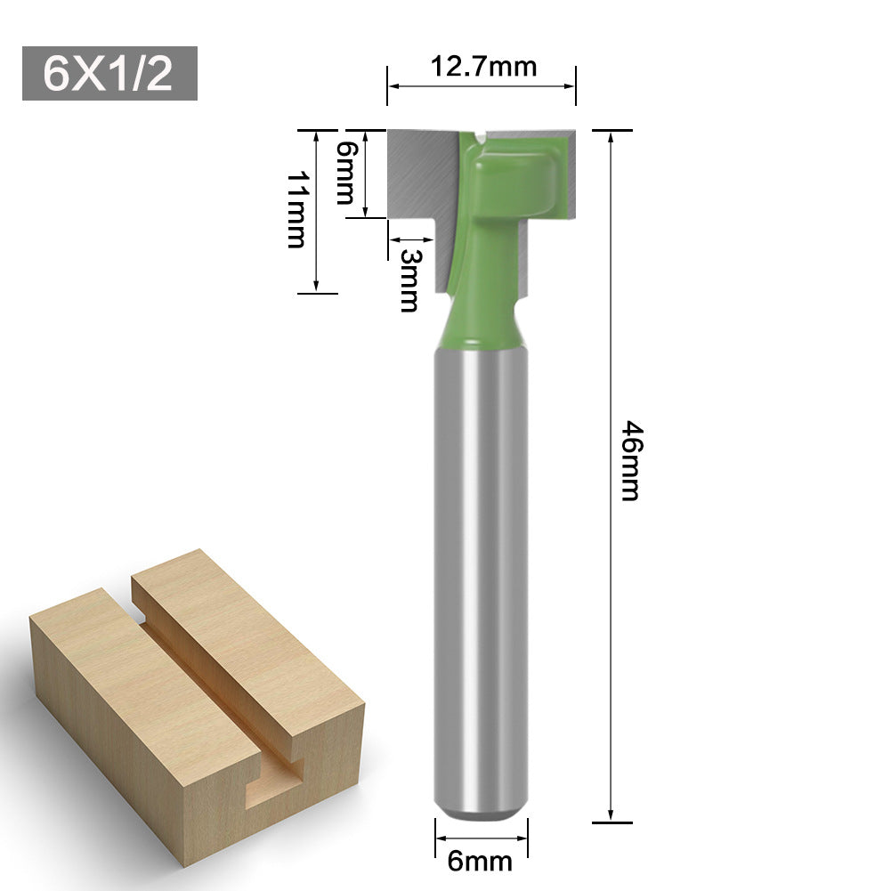 6.35 handle 6mm 1/4 keyhole knife, keyhole knife, photo frame hanging hole gong knife, trimming machine, woodworking milling cutter