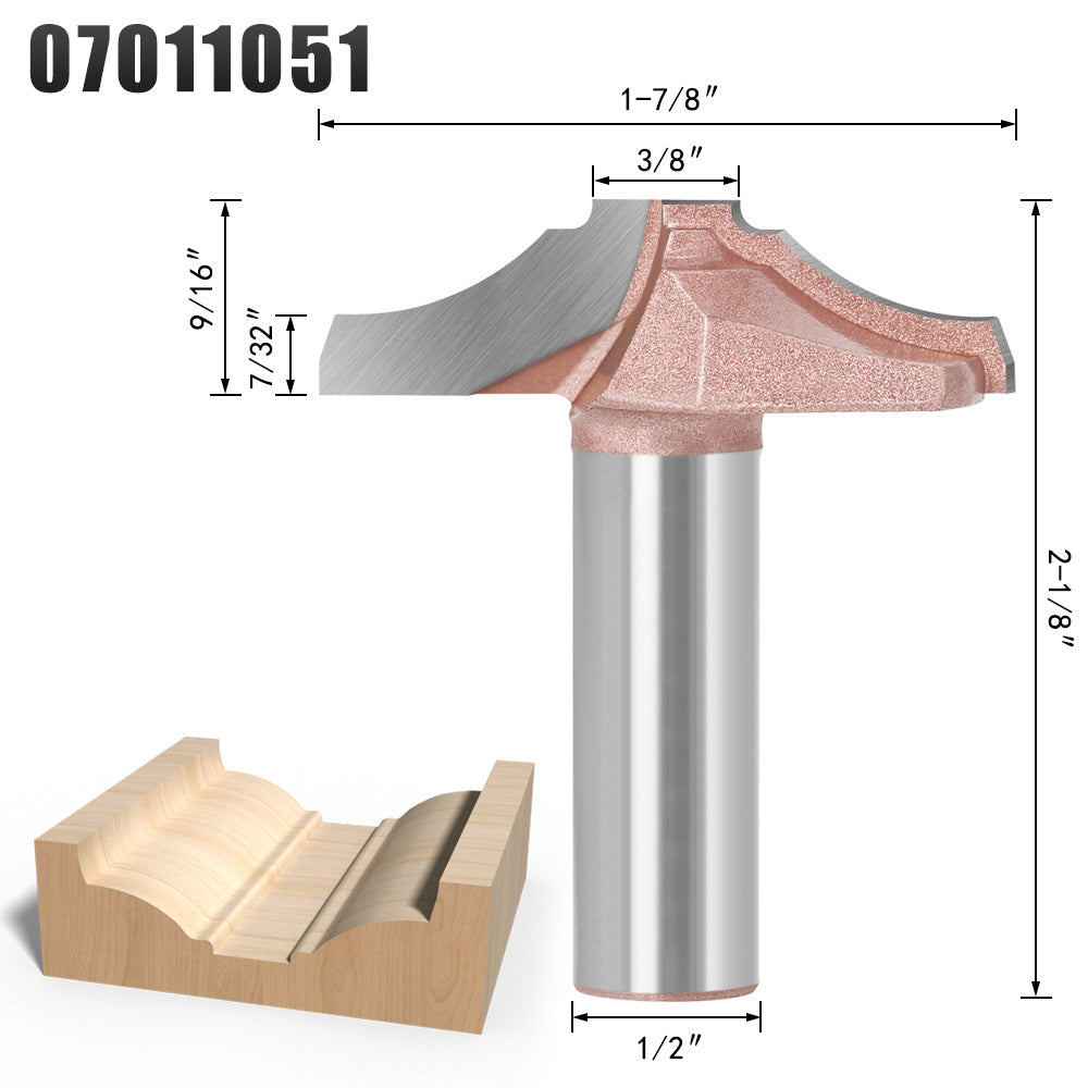 Industrial cabinet door panel knife pattern knife cutting knife trimming edge woodworking engraving machine integrated knife bottom cleaning milling cutter