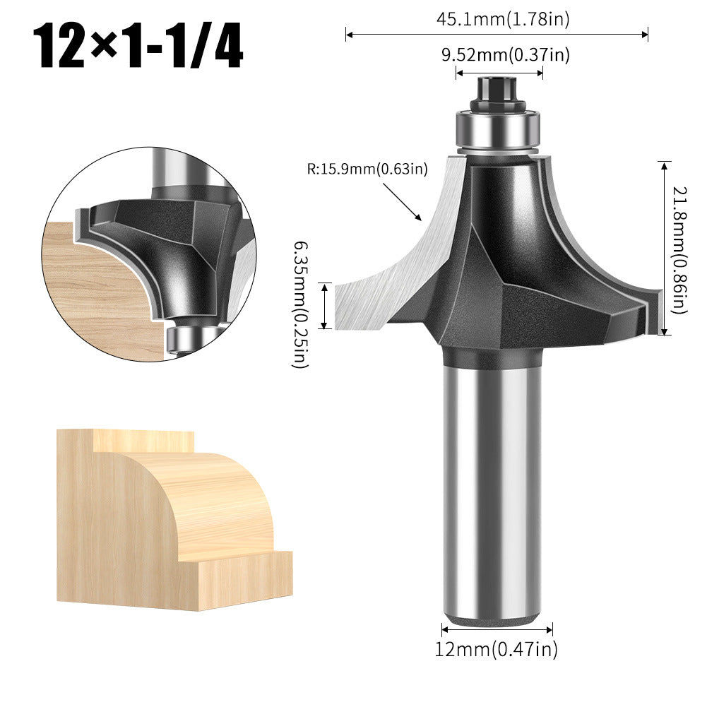 Woodworking Minzai Knife 6 Handles 12 Handles Line Knife Cabinet Door Panel Slotting Edge Trimming Milling Knife Edge Trimming Machine Knife Gong Machine Knife Carving