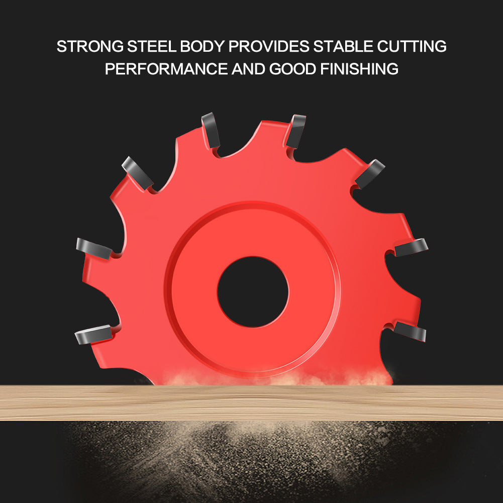 Aluminum-plastic plate slotting knife 90 degrees UV type milling cutter slotting saw blade special folding right angle cutting blade round bottom forming knife