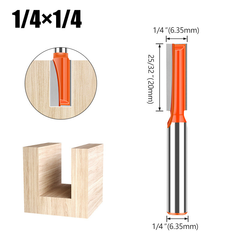 Woodworking bottom cleaning knife slotting knife woodworking milling cutter notch knife trimming machine tool head grooving straight knife