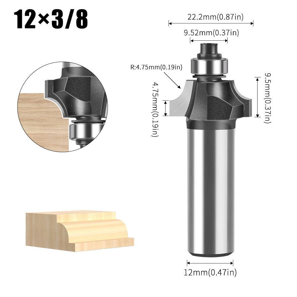 Woodworking Minzai Knife 6 Handles 12 Handles Line Knife Cabinet Door Panel Slotting Edge Trimming Milling Knife Edge Trimming Machine Knife Gong Machine Knife Carving