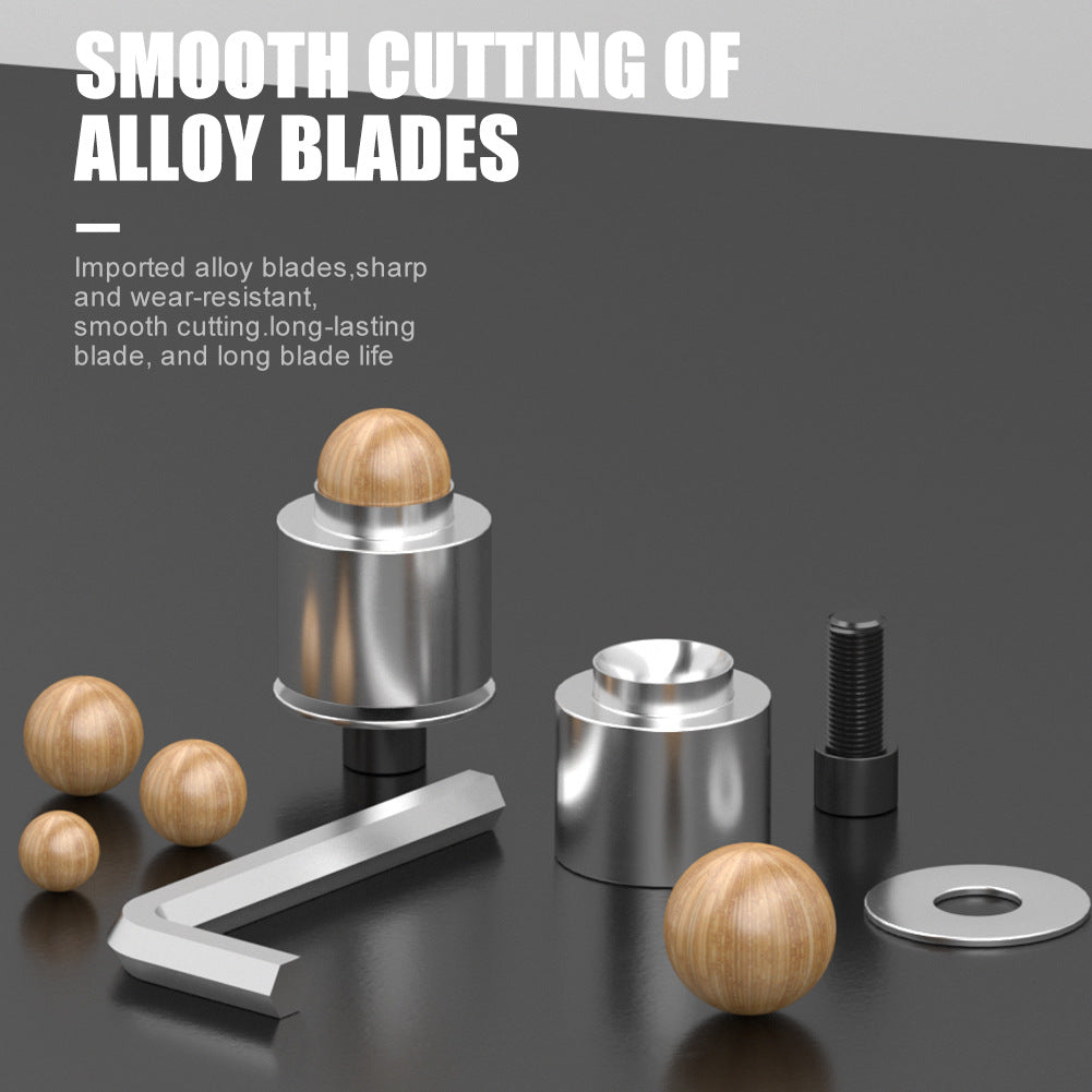 Bead knife base bead knife bracelet positioning round bead wood string base mold eccentric dislocation