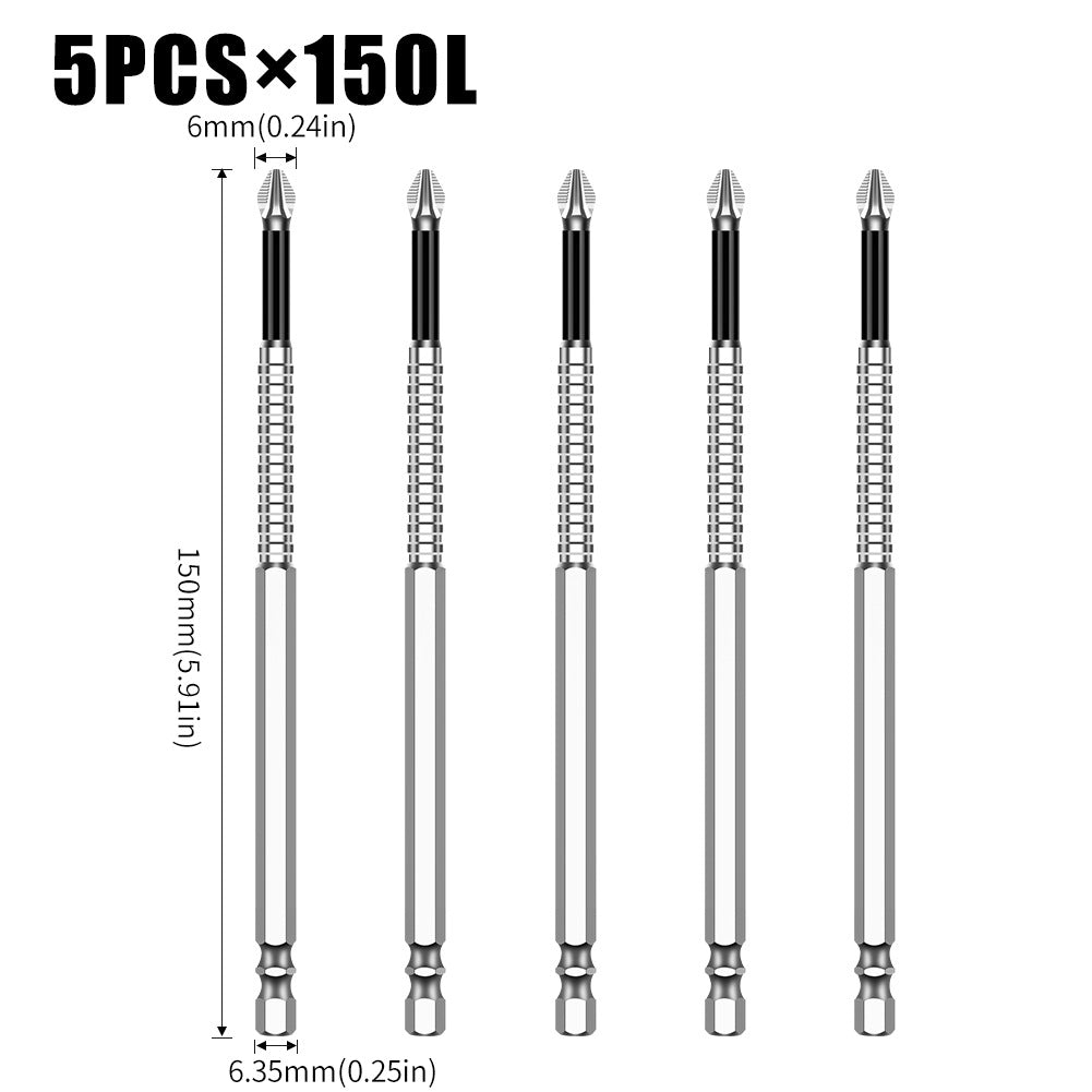 K5 anti-skid batch S2 strong magnetic 5A black anti-skid cross batch, hand drill electric screwdriver high hardness