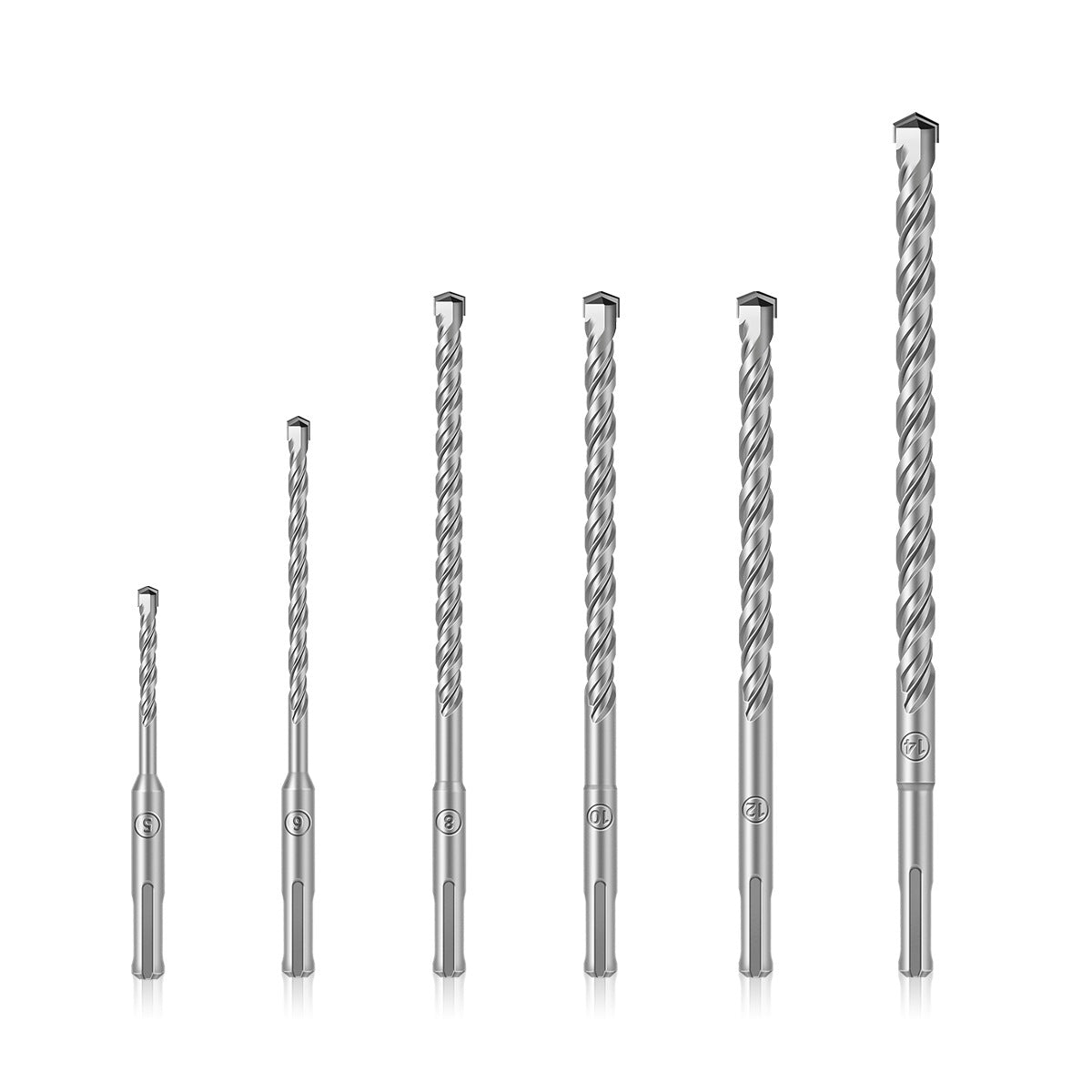 Combination impact drill, drill bit set Alloy electric hammer drill Concrete through wall opening, wall opening drill