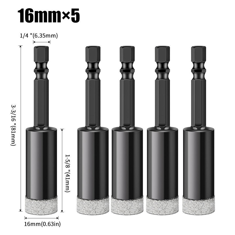 Emery professional stone hole opener, ceramic tile marble dry drilling bit, stone slate drilling bit