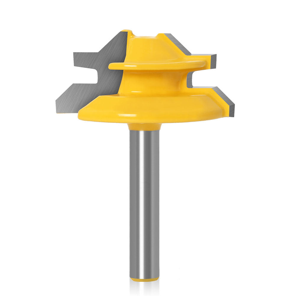 Cross-border special supply of 6mm handle 45 degree tenon knife puzzle knife right angle cutter wood milling cutter 45 degree 45 degree tenon knife