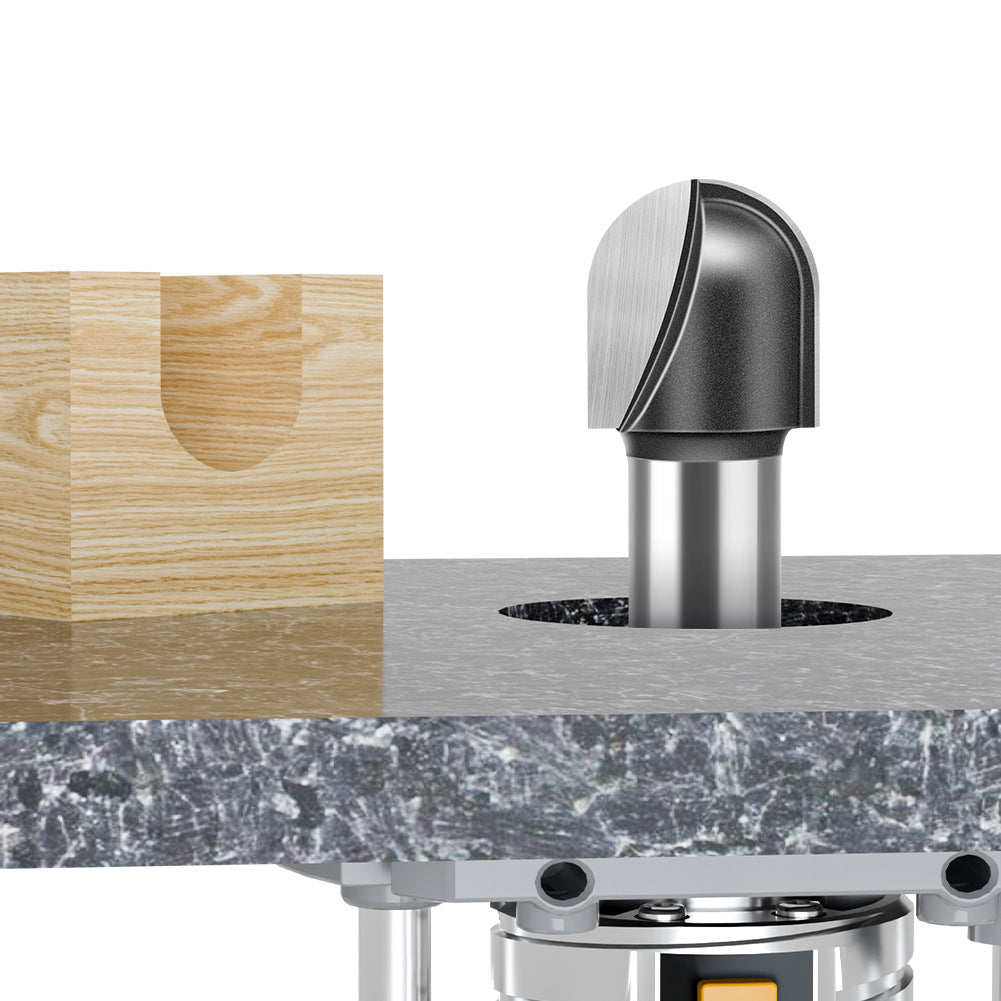 Deep round bottom cutter Round bottom cutter Woodworking milling cutter Slotting cutter Edge trimming machine Knife head Engraving machine Bakelite gong cutter