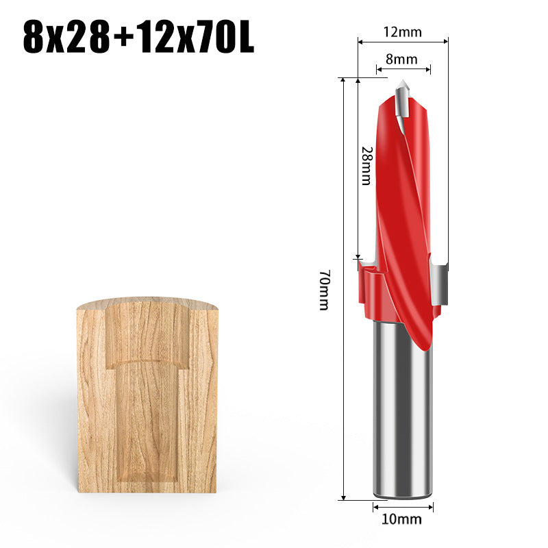 Step Drill Three-in-One Drill Secondary Drill Alloy Woodworking Step Drill Side Hole Machine Drill Bag Countersunk Hole Woodworking Row Drill Bit