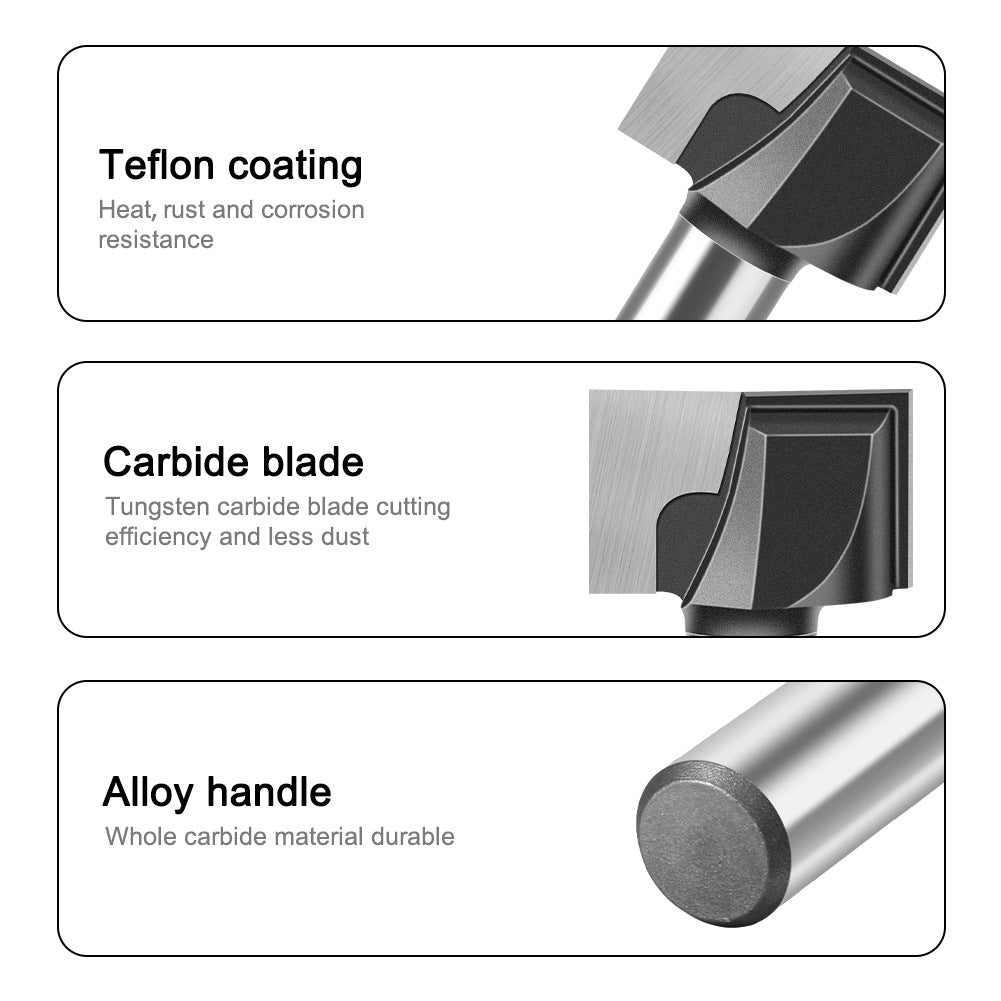 1/2 handle bottom cleaning knife, grooving knife, woodworking milling cutter, bakelite slotting tool, trimming machine, cutter head, engraving machine, gong knife