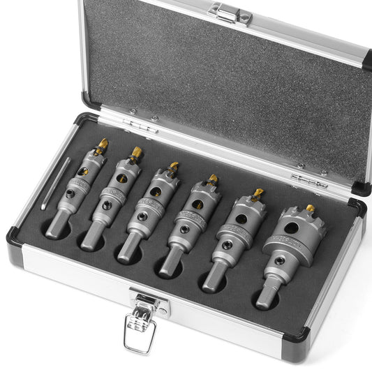 6-10 piece set of Yunica hole opener TCT carbide reaming metal thick iron plate aluminum alloy reaming drill bit