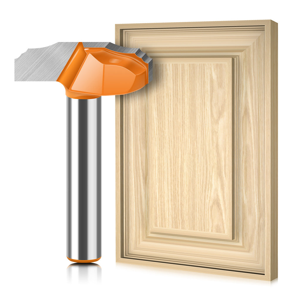 6 handle 1/4 handle Xiaodie double R wire knife cabinet door panel knife double small R flower wire knife trimmer milling cutter cabinet door knife