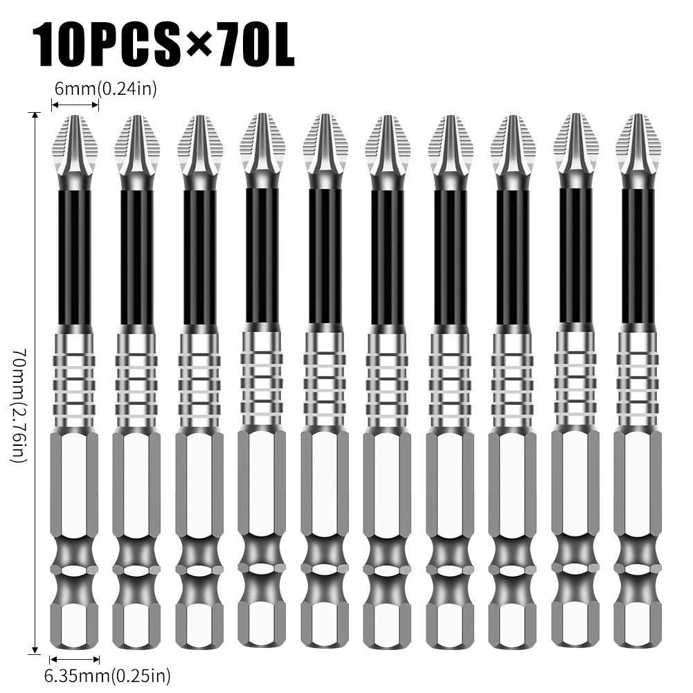K5 anti-skid batch S2 strong magnetic 5A black anti-skid cross batch, hand drill electric screwdriver high hardness
