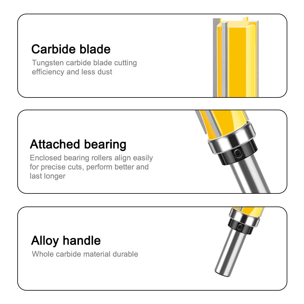 12 handle bearing straight knife imitation trimming knife straight edge woodworking milling cutter head engraving machine milling cutter double edge four edge slotting