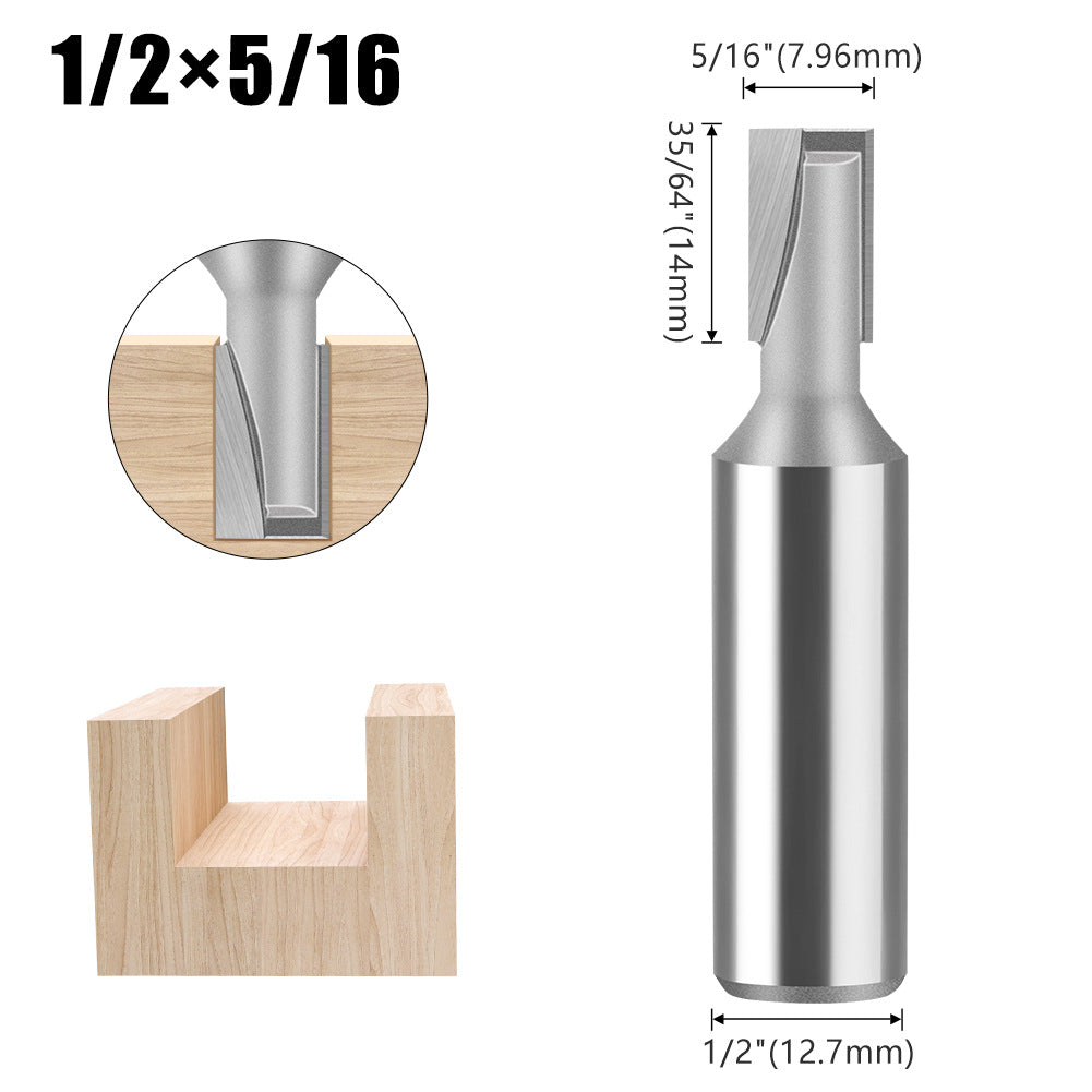 1/4 handle 1/2 handle bottom cleaning cutter woodworking milling cutter bakelite slotting cutter trimming machine cutter head engraving machine gong knife