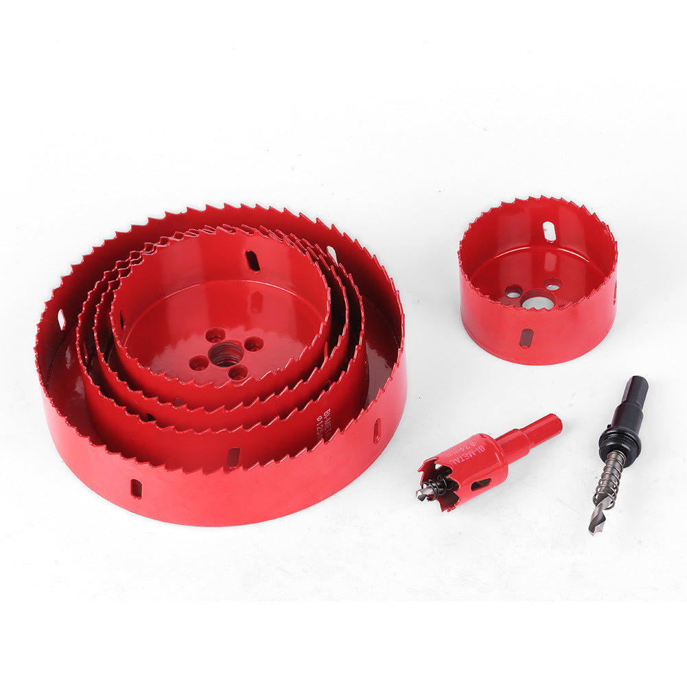 M42 Bi Metal Hole Saw Set for Wood Metal Pipe Aluminum Drywall Drilling PV Woodworking Kit