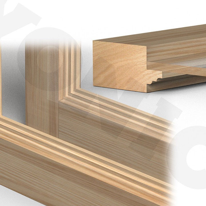 Classical reversible glass door and window milling cutter Door and window tenon cutter Solid wood door tenon cutter 1/2 handle 12mm handle