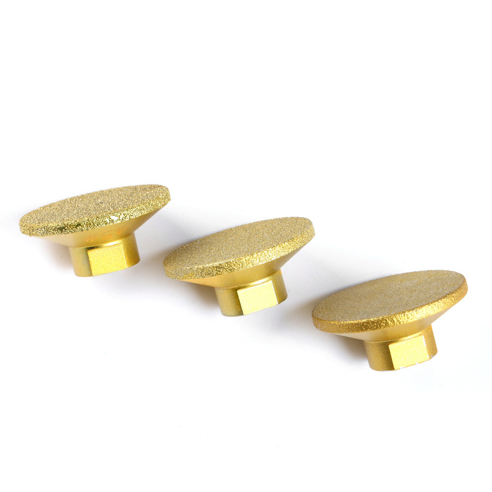 Brazed flat grinding head M10 flat grinding head quartz stone marble polishing and grinding artifact angle grinder brazed flat grinding head