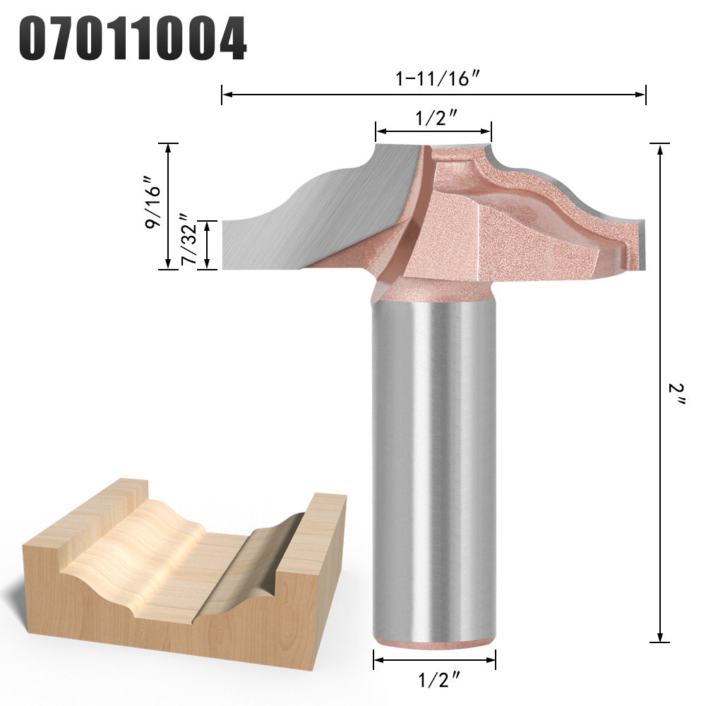 Industrial cabinet door panel knife pattern knife cutting knife trimming edge woodworking engraving machine integrated knife bottom cleaning milling cutter