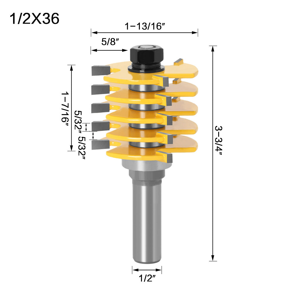 High-grade full split finger joint knife, splicing knife, splicing knife, woodworking milling cutter, gong cutter, engraving machine, milling cutter, floor cutter