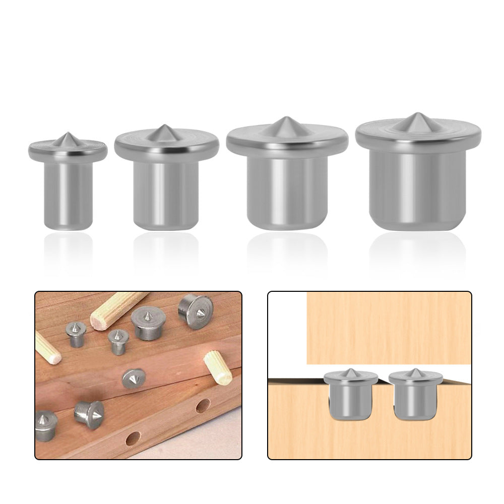 Panel furniture positioning woodworking log tenon, log pin DIY positioner, wood pin center punch