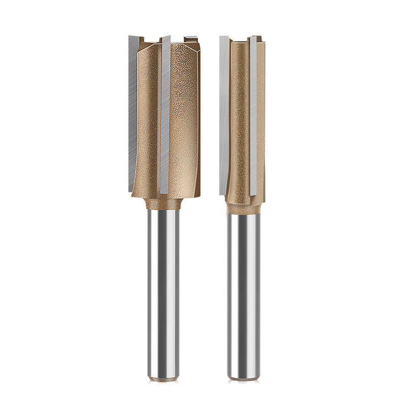 1/4 handle 1/2 handle professional grade three-blade straight knife woodworking special milling cutter head slotting knife woodworking knife trimming grooving knife