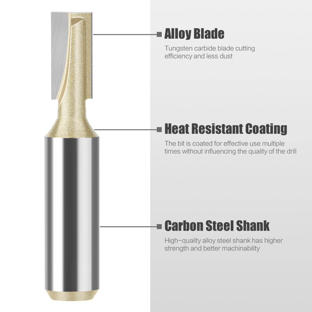 Professional grade 6 handle 12 handle bottom cleaning knife slotting knife flat bottom cutter milling bottom engraving machine carbide woodworking milling cutter