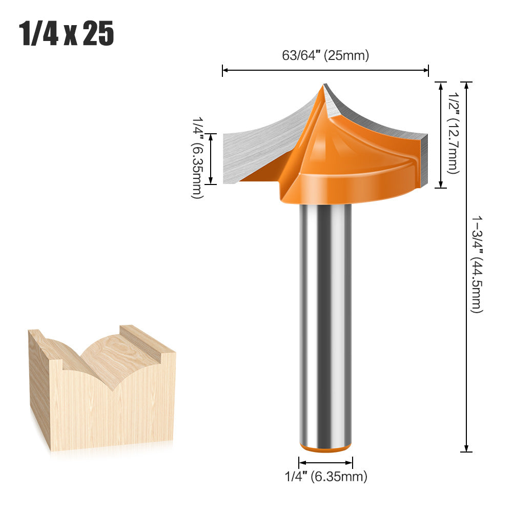 Pointed nozzle knife engraving knife flower line knife cabinet door panel knife woodworking fancy milling cutter numerical control engraving machine tool door panel knife