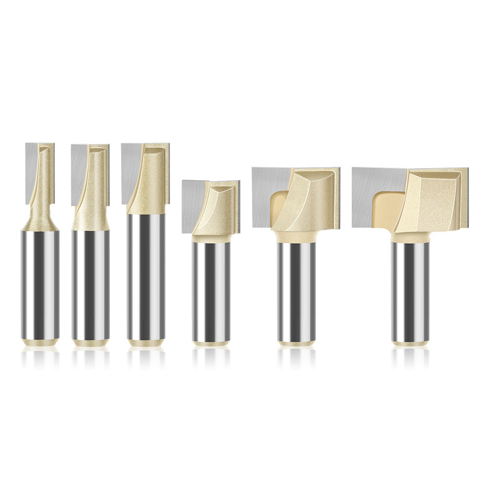 Professional grade 6 handle 12 handle bottom cleaning knife slotting knife flat bottom cutter milling bottom engraving machine carbide woodworking milling cutter