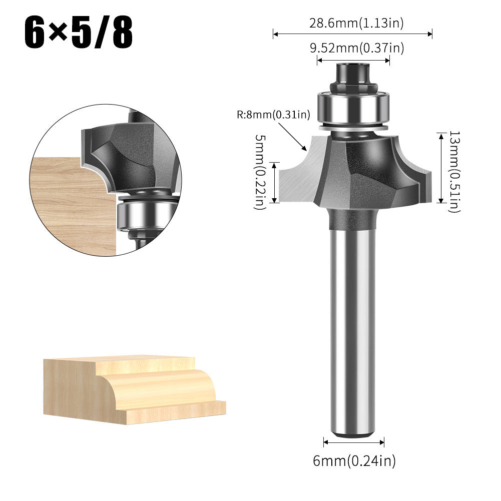 Woodworking Minzai Knife 6 Handles 12 Handles Line Knife Cabinet Door Panel Slotting Edge Trimming Milling Knife Edge Trimming Machine Knife Gong Machine Knife Carving
