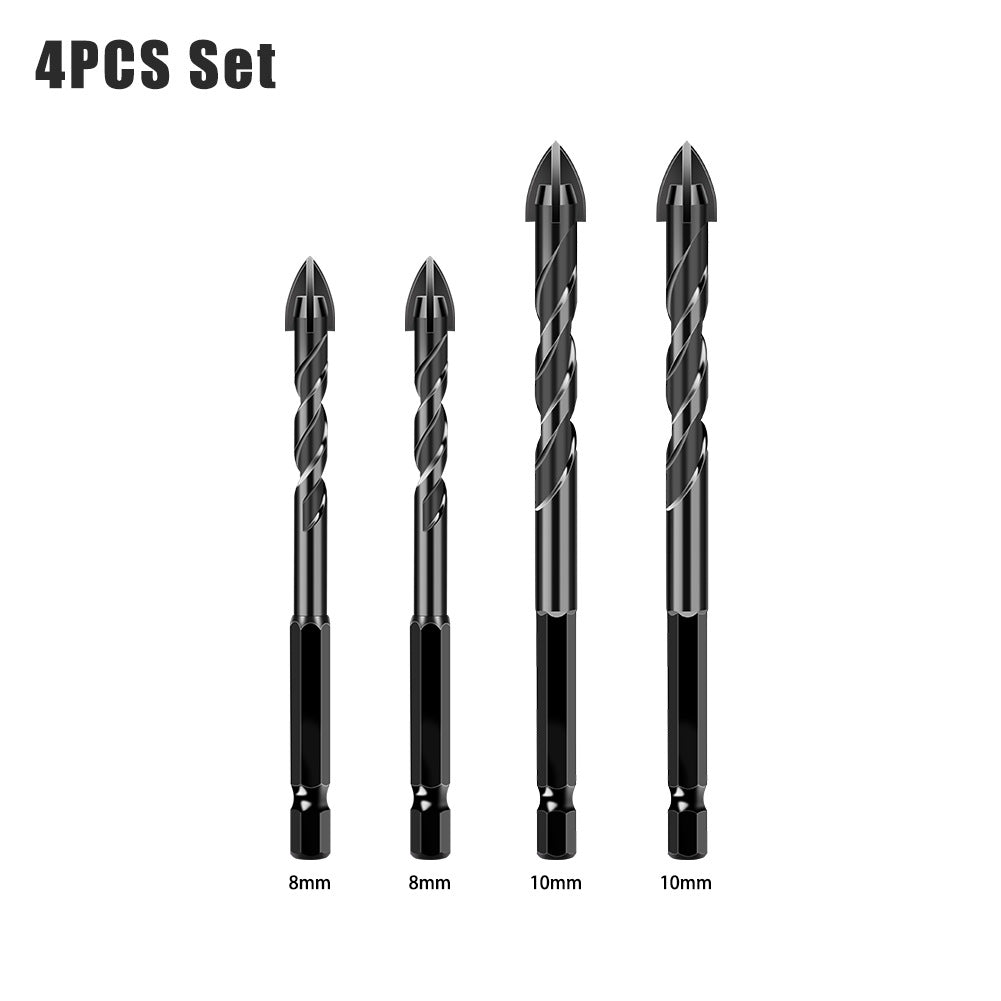 Special drill for tile drilling, tile puncher, glass cement concrete alloy, high hardness triangular overlord drill