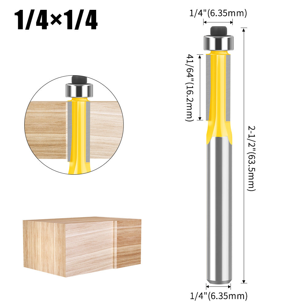 Three-blade trimming knife woodworking router milling woodworking milling cutter trimming machine milling cutter imitation slotting knife trimming knife