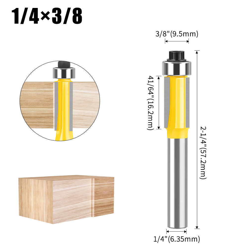 Three-blade trimming knife woodworking router milling woodworking milling cutter trimming machine milling cutter imitation slotting knife trimming knife