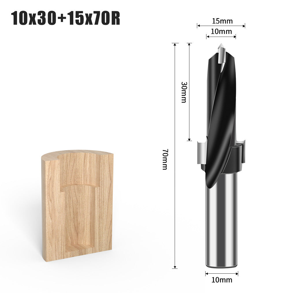 Step Drill Three-in-One Drill Secondary Drill Alloy Woodworking Step Drill Side Hole Machine Drill Bag Countersunk Hole Woodworking Row Drill Bit