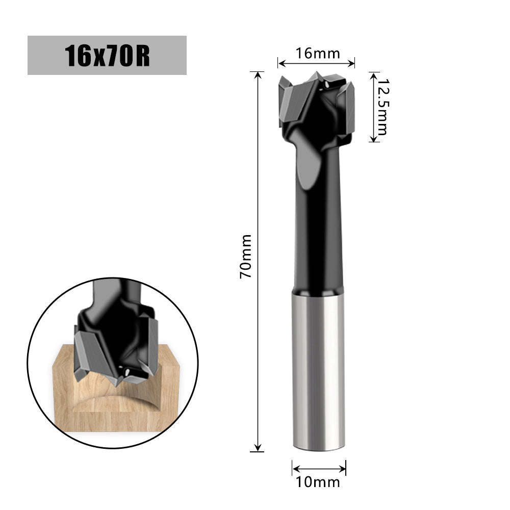 Woodworking split drill 15-55mm hole opener, split drill, forward and reverse four-tooth alloy numerical control woodworking row drill