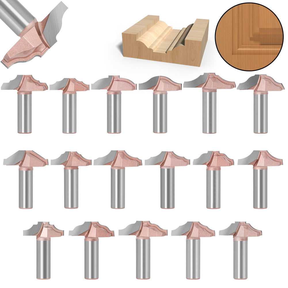 Industrial cabinet door panel knife pattern knife cutting knife trimming edge woodworking engraving machine integrated knife bottom cleaning milling cutter