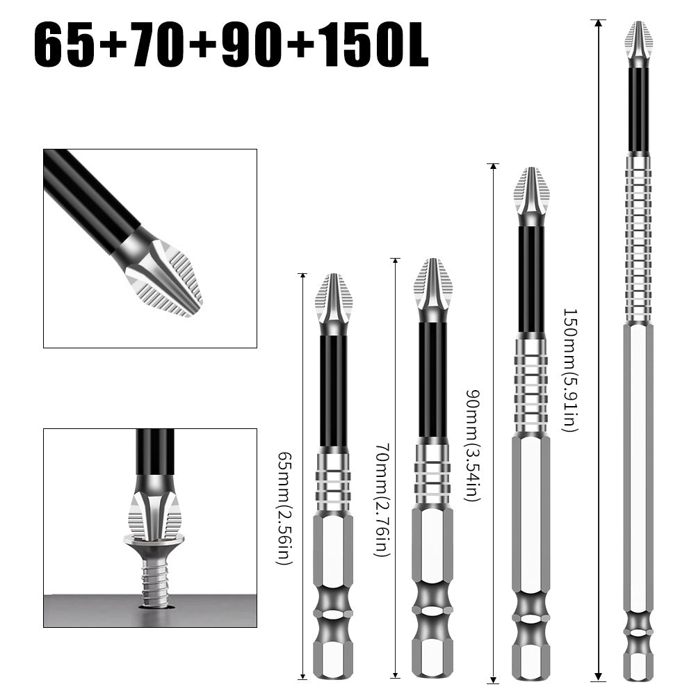 K5 anti-skid batch S2 strong magnetic 5A black anti-skid cross batch, hand drill electric screwdriver high hardness