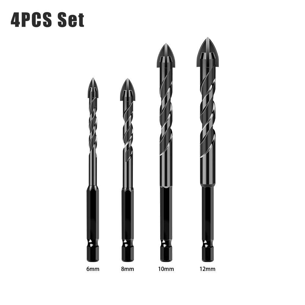 Special drill for tile drilling, tile puncher, glass cement concrete alloy, high hardness triangular overlord drill