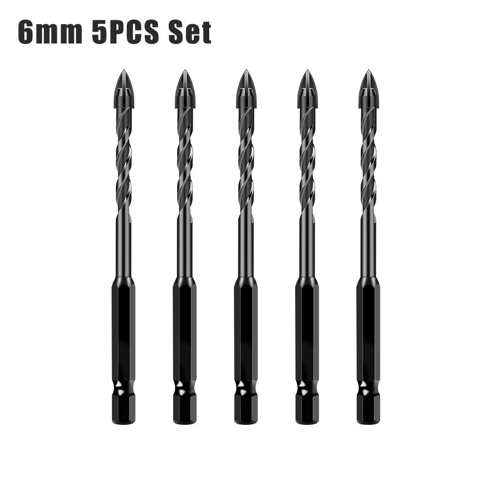 Special drill for tile drilling, tile puncher, glass cement concrete alloy, high hardness triangular overlord drill