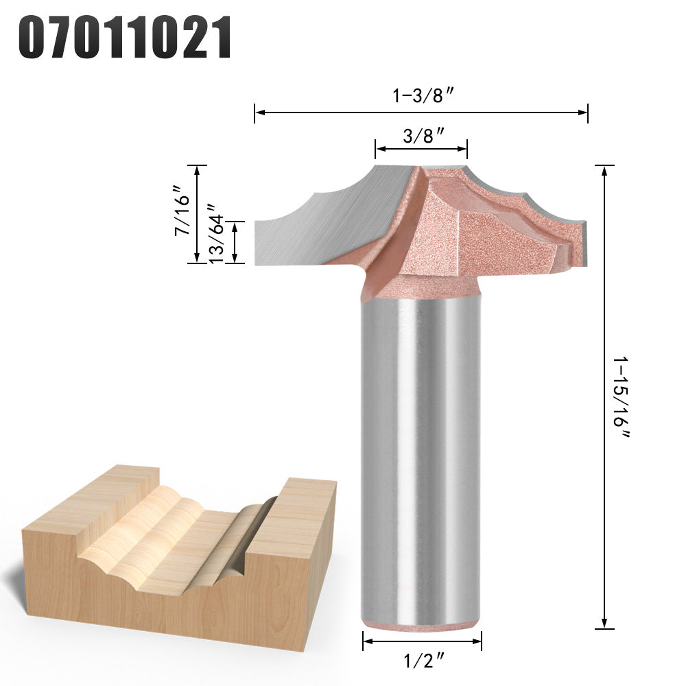 Industrial cabinet door panel knife pattern knife cutting knife trimming edge woodworking engraving machine integrated knife bottom cleaning milling cutter