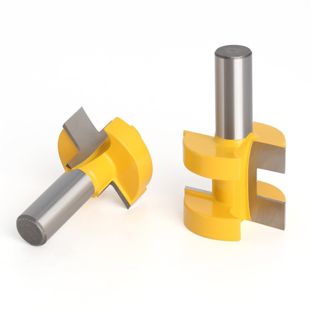1/2 handle 12 handle generous tooth tenon cutter woodworking milling cutter tenon cutter 8 handle square tooth tenon cutter floor cutter board cutter